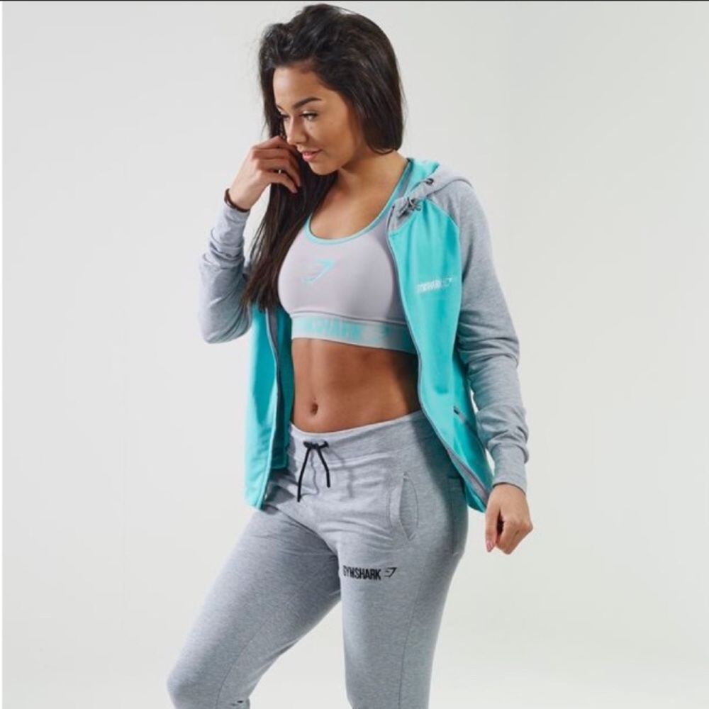 gymshark zip up with hood